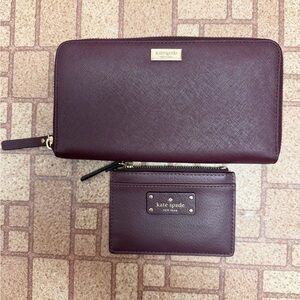 Kate Spade Mulberry Wallet and Card Holder